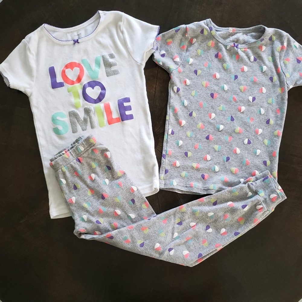 Carter's girls pajama set, size 6
